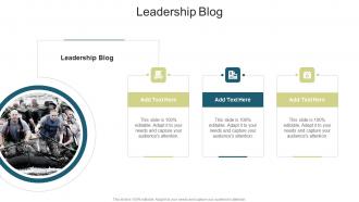 Leadership Blog In Powerpoint And Google Slides Cpb