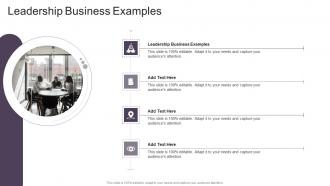 Leadership Business Examples In Powerpoint And Google Slides Cpb