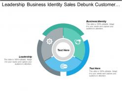 Leadership business identity sales debunk customer retention ppt cpb