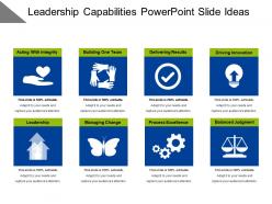 Leadership capabilities powerpoint slide ideas
