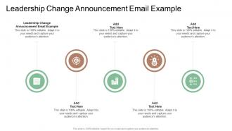 Leadership Change Announcement Email Example In Powerpoint And Google Slides Cpb