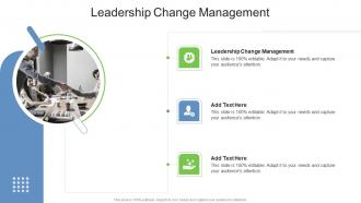 Leadership Change Management In Powerpoint And Google Slides Cpb