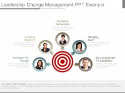 Leadership change management ppt example