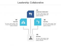 Leadership collaborative ppt powerpoint presentation file background image cpb