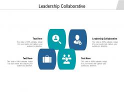 Leadership collaborative ppt powerpoint presentation infographics deck cpb