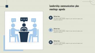 Leadership Communication Plan Meetings Agenda