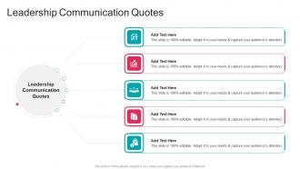 Leadership Communication Quotes In Powerpoint And Google Slides Cpb