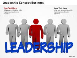 Leadership concept business ppt graphic icon