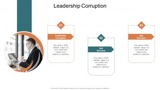 Leadership Corruption In Powerpoint And Google Slides Cpb