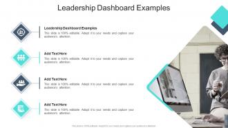 Leadership Dashboard Examples In Powerpoint And Google Slides Cpb