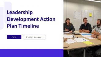 Leadership Development Action Plan Timeline PPT Template AT