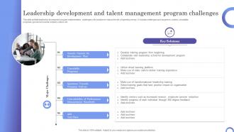 Leadership Development And Talent Management Program Challenges