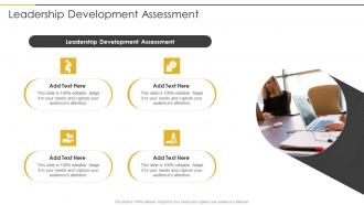 Leadership Development Assessment In Powerpoint And Google Slides Cpb
