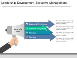 Leadership development executive management development program talent management cpb