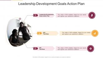 Leadership Development Goals Action Plan In Powerpoint And Google Slides Cpb