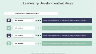 Leadership Development Initiatives In Powerpoint And Google Slides Cpb