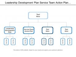 Leadership development plan service team action plan customer share