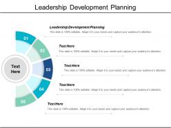 Leadership development planning ppt powerpoint presentation infographics slides cpb