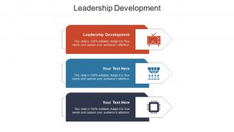 Leadership development ppt powerpoint presentation background image cpb