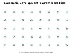 Leadership Development Program Icons Slide Ppt Powerpoint Presentation Professional Outfit