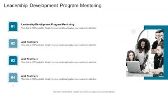 Leadership Development Program Mentoring In Powerpoint And Google Slides Cpb