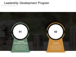 Leadership development program ppt powerpoint presentation file graphics cpb