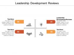 Leadership development reviews ppt powerpoint presentation portfolio layout cpb