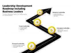 Leadership development roadmap including business leaders