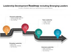 Leadership development roadmap including emerging leaders