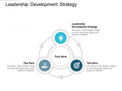 Leadership development strategy ppt powerpoint presentation gallery themes cpb