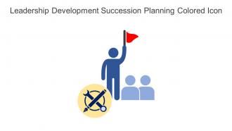 Leadership Development Succession Planning Colored Icon In Powerpoint Pptx Png And Editable Eps Format