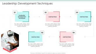Leadership Development Techniques In Powerpoint And Google Slides Cpb