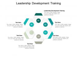 Leadership development training ppt powerpoint presentation outline graphics download cpb