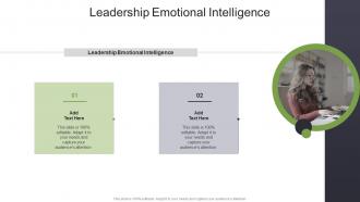 Leadership Emotional Intelligence In Powerpoint And Google Slides Cpb