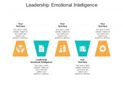 Leadership emotional intelligence ppt powerpoint presentation summary example cpb