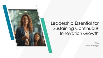 Leadership Essential For Sustaining Continuous Innovation Growth PPT Sample AT