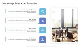 Leadership Evaluation Examples In Powerpoint And Google Slides Cpb
