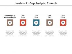 Leadership gap analysis example ppt powerpoint presentation layouts graphics tutorials cpb