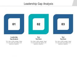 Leadership gap analysis ppt powerpoint presentation pictures examples cpb