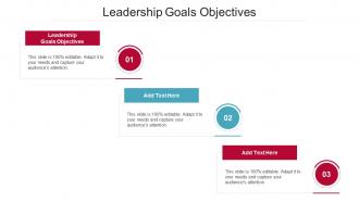 Leadership Goals Objectives In Powerpoint And Google Slides Cpb