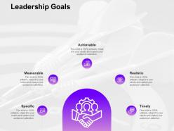 Leadership goals ppt powerpoint presentation icon sample