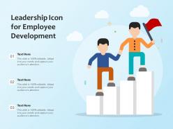 Leadership icon for employee development