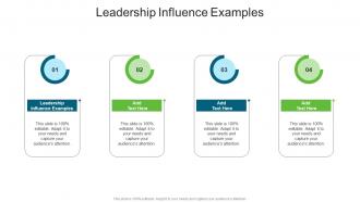 Leadership Influence Examples In Powerpoint And Google Slides Cpb