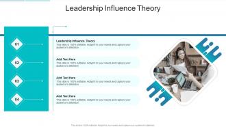 Leadership Influence Theory In Powerpoint And Google Slides Cpb