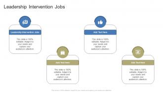 Leadership Intervention Jobs In Powerpoint And Google Slides Cpb