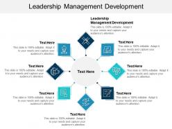 Leadership management development ppt powerpoint presentation slides graphic tips cpb