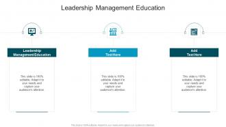 Leadership Management Education In Powerpoint And Google Slides Cpb