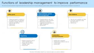 Leadership Management Powerpoint Ppt Template Bundles Pre-designed Impactful