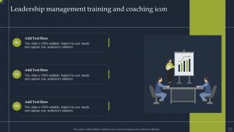 Leadership Management Training And Coaching Icon