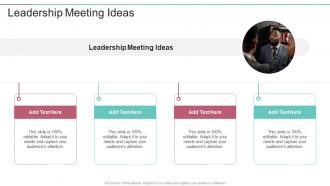 Leadership Meeting Ideas In Powerpoint And Google Slides Cpb